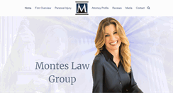 Desktop Screenshot of monteslawgroup.com